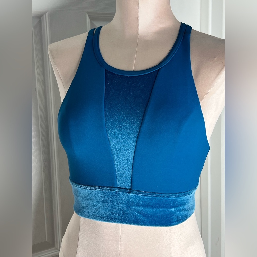 Lululemon Athletica Blue Velvet Sports Bra Sz 6